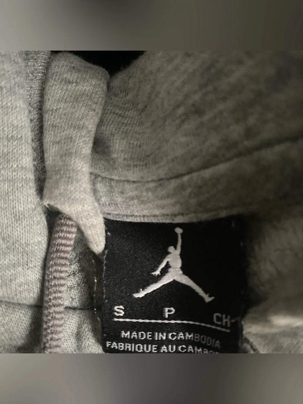 Jordan Women’s Light Gray Full-Zip Hoodie Jacket